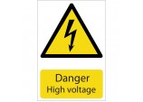 ’Danger High Voltage’ Hazard Sign