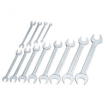 Long Metric Open End Spanner Set (12 Piece) Long Metric Open End Spanner Set (12 Piece)