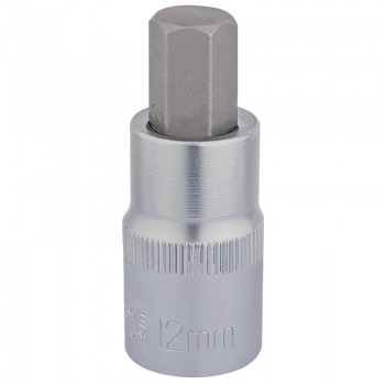 Hexagonal Socket Bits, 1/2” Sq. Dr., 12mm Hexagonal Socket Bits, 1/2” Sq. Dr., 12mm