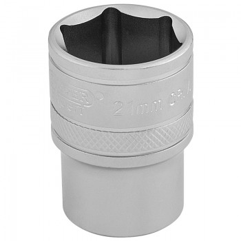 6 Point Metric Socket, 1/2” Sq. Dr., 21mm 6 Point Metric Socket, 1/2” Sq. Dr., 21mm