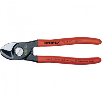 Knipex 95 11 165 SBE Copper or Aluminium Only Cable Shear, 165mm Knipex 95 11 165 SBE Copper or Aluminium Only Cable Shear, 165mm