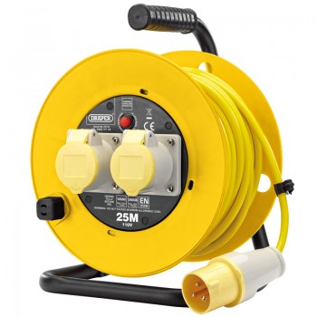 110V Twin Extension Cable Reel, 25m 110V Twin Extension Cable Reel, 25m