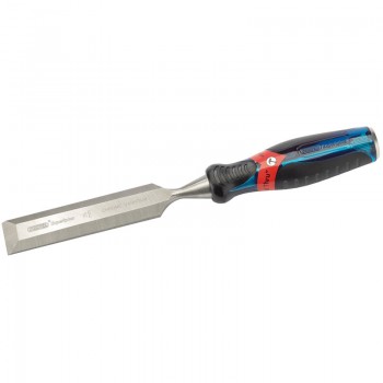 Soft Grip Pound Thru Bevel Edge Wood Chisel, 28 x 140mm Soft Grip Pound Thru Bevel Edge Wood Chisel, 28 x 140mm
