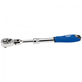 Flexible Head Extending Reversible Ratchet, 3/8” Sq. Dr., 72 Tooth Flexible Head Extending Reversible Ratchet, 3/8” Sq. Dr., 72 Tooth