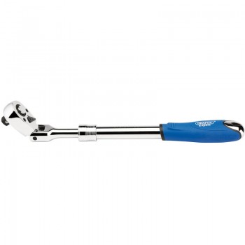 Flexible Head Extending Reversible Ratchet, 1/2” Sq. Dr., 72 Tooth Flexible Head Extending Reversible Ratchet, 1/2” Sq. Dr., 72 Tooth