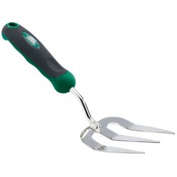 Hand Fork with Stainless Steel Prongs and Soft Grip Handle Hand Fork with Stainless Steel Prongs and Soft Grip Handle
