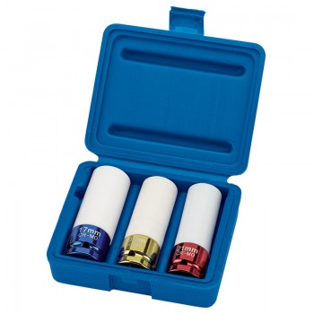 Draper Expert HI-TORQ® Wheel Nut Sockets for Alloy Wheels, 1/2&rdquo; Sq. Dr. (3 Piece)