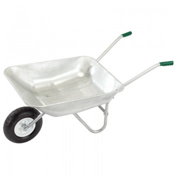 Galvanised Wheelbarrow, 65L Galvanised Wheelbarrow, 65L