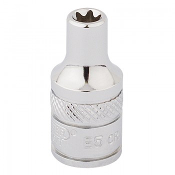 Draper TX-STAR® Socket, 1/4” Sq. Dr., E5 Draper TX-STAR® Socket, 1/4” Sq. Dr., E5