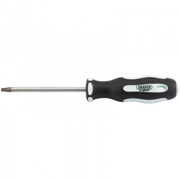 Draper TX-STAR® Security Soft Grip Screwdriver, T20T x 100mm Draper TX-STAR® Security Soft Grip Screwdriver, T20T x 100mm