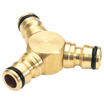 Brass 3 Way Connector Brass 3 Way Connector