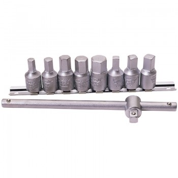 Drain Plug Key Set, 3/8&rdquo; Sq. Dr. (10 Piece)
