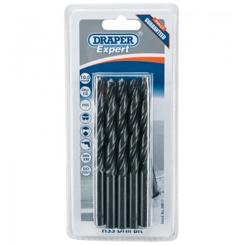 HSS Drill Bit, 10.0mm (Pack of 10) HSS Drill Bit, 10.0mm (Pack of 10)