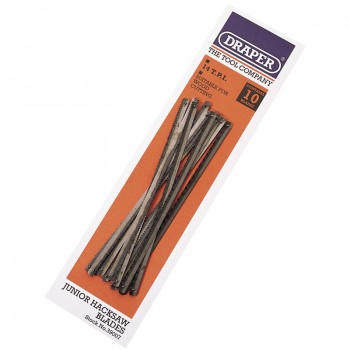 Junior Hacksaw Blades, 150mm, 14tpi (Pack of 10)