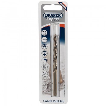 HSS Cobalt Drill Bit, 7.2mm HSS Cobalt Drill Bit, 7.2mm