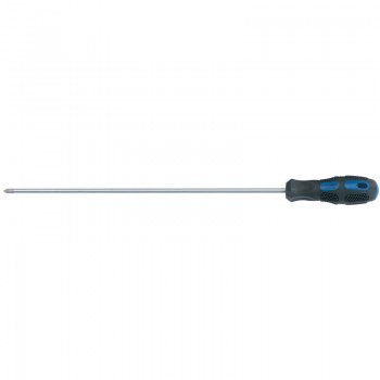 Extra Long Reach General Purpose Cross Slot Screwdriver, No.2 x 450mm Extra Long Reach General Purpose Cross Slot Screwdriver, No.2 x 450mm