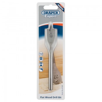 Flat Wood Bit, 19.0mm Flat Wood Bit, 19.0mm