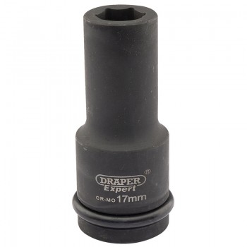 Expert HI-TORQ® 6 Point Deep Impact Socket, 3/4” Sq. Dr., 17mm Expert HI-TORQ® 6 Point Deep Impact Socket, 3/4” Sq. Dr., 17mm