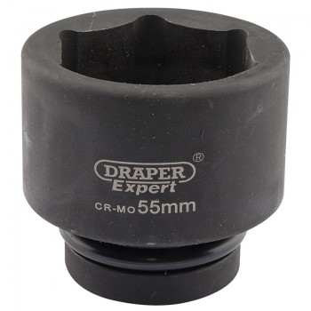 Expert HI-TORQ® 6 Point Impact Socket, 1” Sq. Dr., 55mm Expert HI-TORQ® 6 Point Impact Socket, 1” Sq. Dr., 55mm