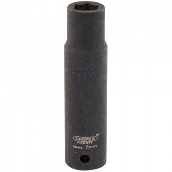 Expert HI-TORQ® 6 Point Deep Impact Socket, 1/4” Sq. Dr., 7mm Expert HI-TORQ® 6 Point Deep Impact Socket, 1/4” Sq. Dr., 7mm
