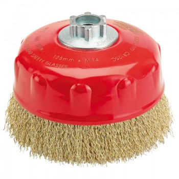 Draper Expert Twist Knot Wire Cup Brush, 80mm, M14 Draper Expert Twist Knot Wire Cup Brush, 80mm, M14