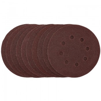 Sanding Discs, 125mm, Hook & Loop, 80 Grit, (Pack of 10) Sanding Discs, 125mm, Hook & Loop, 80 Grit, (Pack of 10)