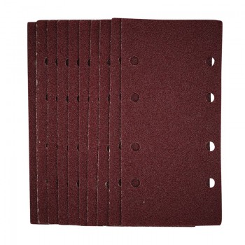 1/3 Sanding Sheets with Hook and Loop, 93 x 190mm, 40 Grit (Pack of 10) 1/3 Sanding Sheets with Hook and Loop, 93 x 190mm, 40 Grit (Pack of 10)