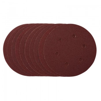 Sanding Discs, 150mm, Hook & Loop, 80 Grit, (Pack of 10) Sanding Discs, 150mm, Hook & Loop, 80 Grit, (Pack of 10)