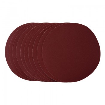 Sanding Discs, 180mm, Hook & Loop, 320 Grit, (Pack of 10) Sanding Discs, 180mm, Hook & Loop, 320 Grit, (Pack of 10)