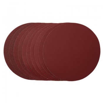 Sanding Discs, 180mm, Hook & Loop, Assorted Grit, (Pack of 10)