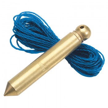 Plumb Bob with Nylon Line, 100g, 5m (Approx) Plumb Bob with Nylon Line, 100g, 5m (Approx)