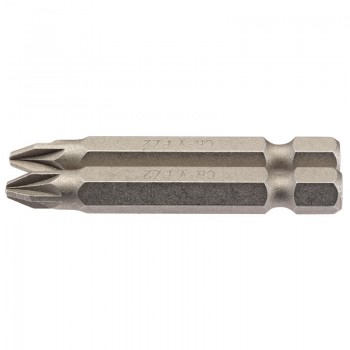 PZ Type Insert Bit, 1/4” Hex, 50mm Long, No.2 (Pack of 2) PZ Type Insert Bit, 1/4” Hex, 50mm Long, No.2 (Pack of 2)