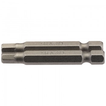 Hexagonal Insert Bit, 5mm, 1/4” Hex, 50mm Long (Pack of 2) Hexagonal Insert Bit, 5mm, 1/4” Hex, 50mm Long (Pack of 2)
