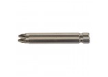 PZ Type Insert Bit, 1/4&rdquo; Hex, 75mm Long, No.2 (Pack of 2)