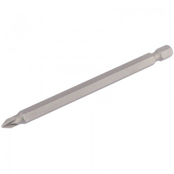 PZ Type Insert Bit, 1/4&rdquo; Hex, 100mm Long, No.1 (Pack of 1)