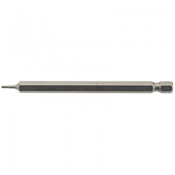 Hexagonal Insert Bit, 1.5mm, 1/4” Hex, 100mm Long (Pack of 1) Hexagonal Insert Bit, 1.5mm, 1/4” Hex, 100mm Long (Pack of 1)