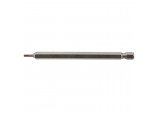 Hexagonal Insert Bit, 2.5mm, 1/4&rdquo; Hex, 100mm Long (Pack of 1)