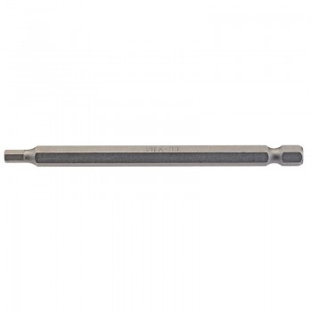 Hexagonal Insert Bit, 4mm, 1/4” Hex, 100mm Long (Pack of 1) Hexagonal Insert Bit, 4mm, 1/4” Hex, 100mm Long (Pack of 1)