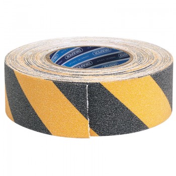 Heavy Duty Safety Grip Tape Roll, 18m x 50mm, Black and Yellow Heavy Duty Safety Grip Tape Roll, 18m x 50mm, Black and Yellow
