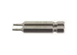 Draper TX-STAR® Insert Bit, 1/4&rdquo; Hex, 50mm Long, T7 (Pack of 2)