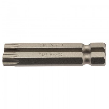 Draper TX-STAR® Insert Bit, 1/4&rdquo; Hex, 50mm Long, T40 (Pack of 2)