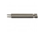 Draper TX-STAR® Insert Bit, 1/4&rdquo; Hex, 75mm Long, T8 (Pack of 2)