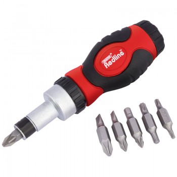 Ratcheting Screwdriver and Bit Set (6 Piece) Ratcheting Screwdriver and Bit Set (6 Piece)