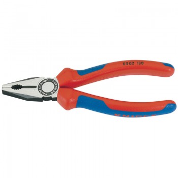 Knipex 03 02 180 SBE Combination Pliers - Heavy Duty Handle, 180mm Knipex 03 02 180 SBE Combination Pliers - Heavy Duty Handle, 180mm