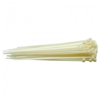 Cable Ties, 4.8 x 200mm, White (Pack of 100) Cable Ties, 4.8 x 200mm, White (Pack of 100)