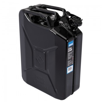 Steel Fuel Can, 20L, Black Steel Fuel Can, 20L, Black