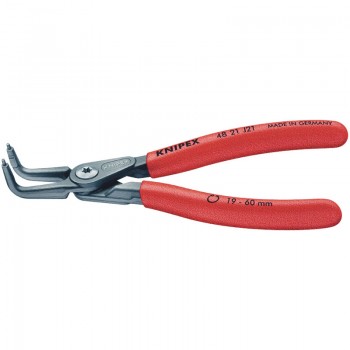 Knipex 48 21 J21 90° Internal Straight Tip Circlip Pliers, 19 - 60mm Capacity, 165mm Knipex 48 21 J21 90° Internal Straight Tip Circlip Pliers, 19 - 60mm Capacity, 165mm