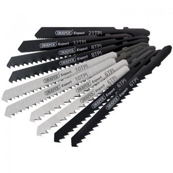 Assorted HSS & HCS Jigsaw Blade Set (10 Piece) Assorted HSS & HCS Jigsaw Blade Set (10 Piece)