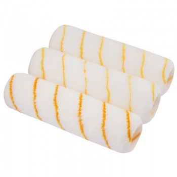 Polyester Paint Roller Sleeves, 43 x 230mm (Pack of 3) Polyester Paint Roller Sleeves, 43 x 230mm (Pack of 3)