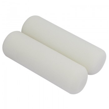 Foam Paint Roller Sleeves, 100mm (Pack of 2) Foam Paint Roller Sleeves, 100mm (Pack of 2)